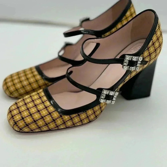 Brand New  ROGER VIVIER
Tweed Très Vivier Mini Babies Pumps Size 39.5 - Picture 4 of 17